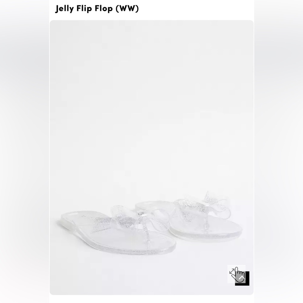 Torrid Clear Jelly Flip Flop Sandals